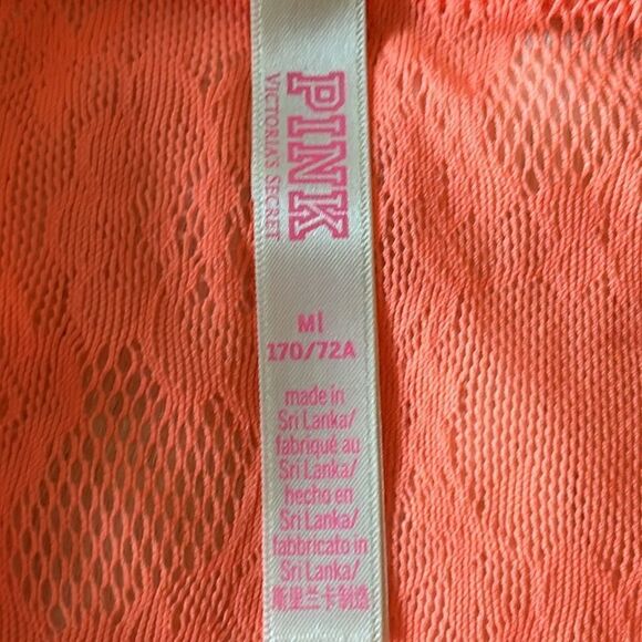 NWOT Victoria’s Secret Coral Lace Bikini Panty, M - Picture 3 of 5